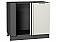 Шкаф нижний угловой Флэт Cashmere In 2S/Graphite 816*890*478