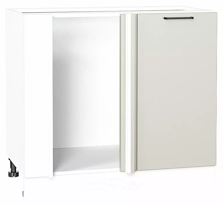 Шкаф нижний угловой Флэт Cashmere In 2S/Белый 816*890*478