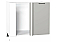 Шкаф нижний угловой Флэт Light Grey In 2S/Белый 816*890*478