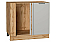 Шкаф нижний угловой Флэт Light Grey In 2S/Дуб Вотан 816*890*478