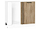 Шкаф нижний угловой Флэт Natural Casella Oak 2S/Белый 816*890*478