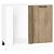 Шкаф нижний угловой Флэт Natural Casella Oak 2S/Белый 816*890*478