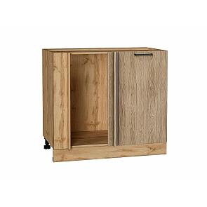 Шкаф нижний угловой Флэт Natural Casella Oak 2S/Дуб Вотан 816*890*478