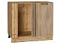 Шкаф нижний угловой Флэт Natural Casella Oak 2S/Дуб Вотан 816*890*478