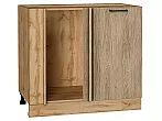 Шкаф нижний угловой Флэт Natural Casella Oak 2S/Дуб Вотан 816*890*478