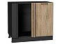 Шкаф нижний угловой Флэт Natural Casella Oak 2S/Graphite 816*890*478