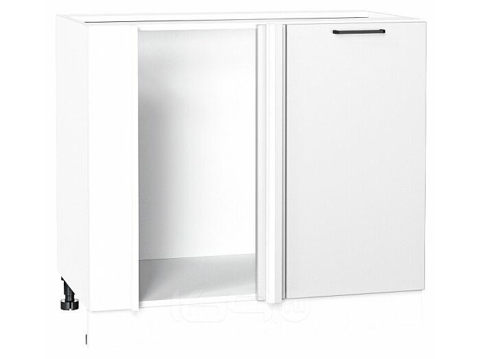 Шкаф нижний угловой Флэт White In 2S/Белый 816*890*478