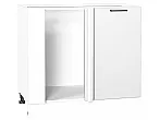 Шкаф нижний угловой Флэт White In 2S/Белый 816*890*478