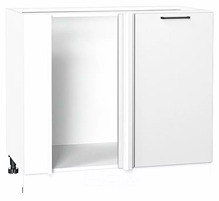 Шкаф нижний угловой Флэт White In 2S/Белый 816*890*478