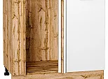 Шкаф нижний угловой Флэт White In 2S/Дуб Вотан 816*890*478
