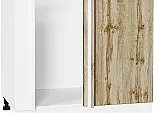 Шкаф нижний угловой Флэт Wotan Oak 2S/Белый 816*890*478