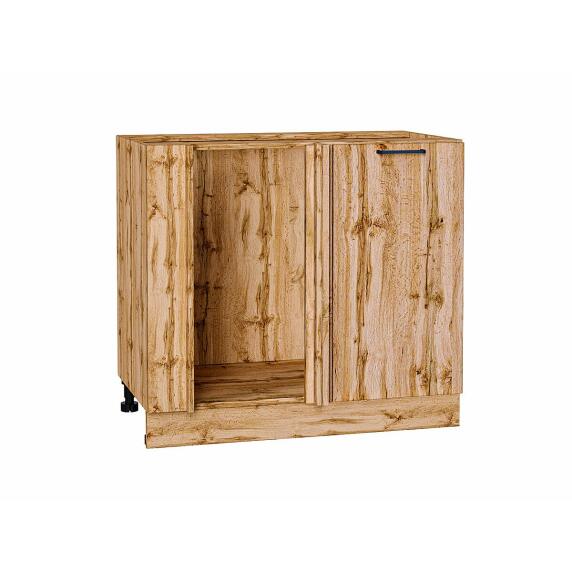 Шкаф нижний угловой Флэт Wotan Oak 2S/Дуб Вотан 816*890*478