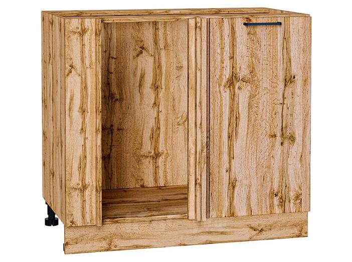 Шкаф нижний угловой Флэт Wotan Oak 2S/Дуб Вотан 816*890*478