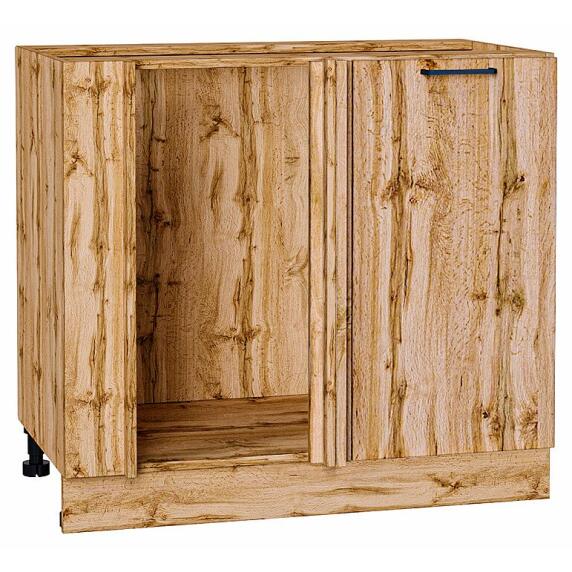 Шкаф нижний угловой Флэт Wotan Oak 2S/Дуб Вотан 816*890*478