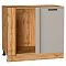 Шкаф нижний угловой Фрейм Clay Silk/Дуб Вотан 816*890*484