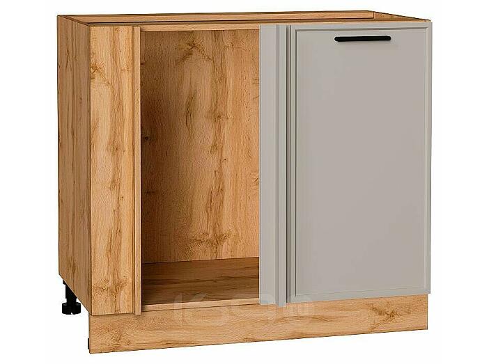 Шкаф нижний угловой Фрейм Clay Silk/Дуб Вотан 816*890*484