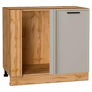 Шкаф нижний угловой Фрейм Clay Silk/Дуб Вотан 816*890*484
