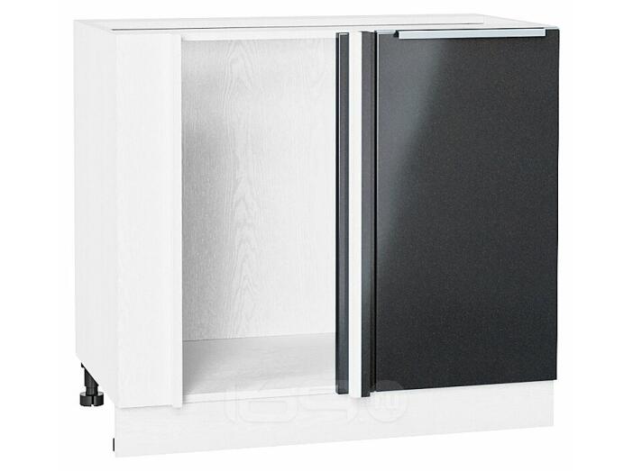 Шкаф нижний угловой Фьюжн Anthracite Белый 816*890*480