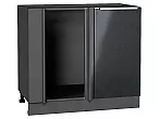 Шкаф нижний угловой Фьюжн Anthracite Graphite 816*890*480