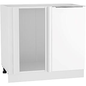 Шкаф нижний угловой Фьюжн НУ 990М Brilliant-Белый