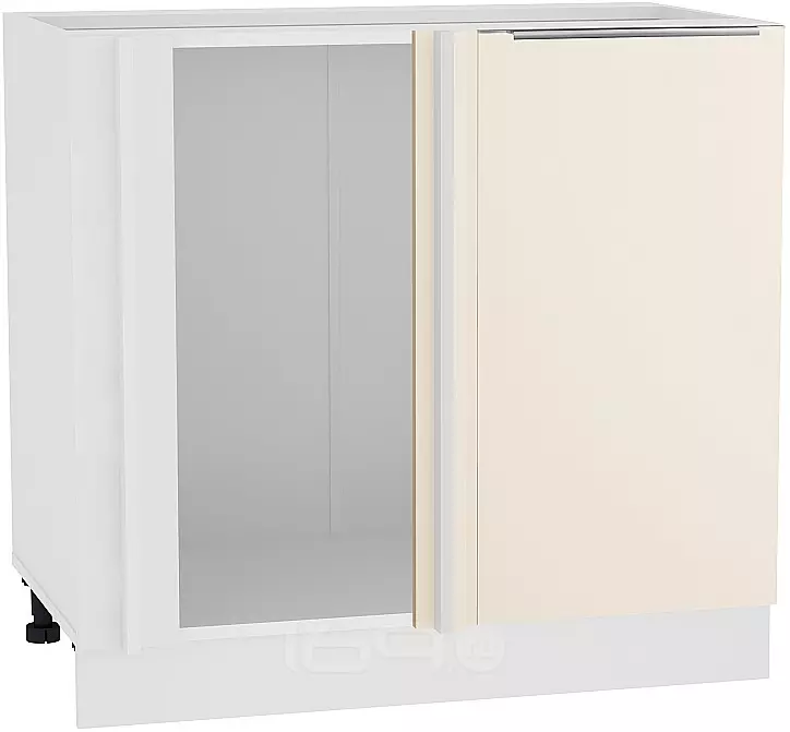 Шкаф нижний угловой Фьюжн НУ 990М Ivory-Белый