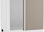 Шкаф нижний угловой Фьюжн НУ 990М Cappuccino-Белый
