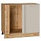 Шкаф нижний угловой Квадро Кашемир/Дуб Вотан 816*890*481