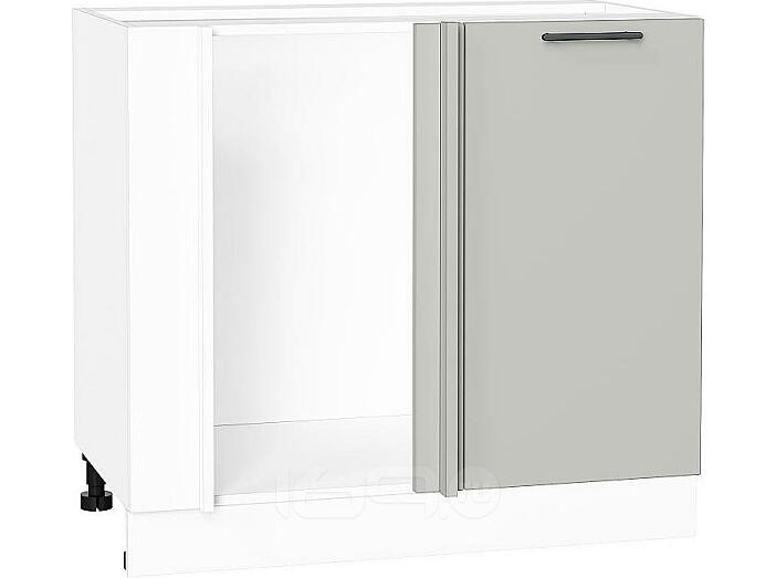 Шкаф нижний угловой Лайт Special Grey/Белый 816*890*478