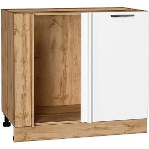 Шкаф нижний угловой Лайт Special White/Дуб Вотан 816*890*478