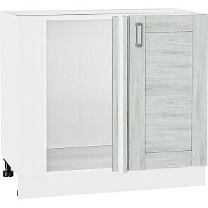 Шкаф нижний угловой Лофт Nordic Oak/Белый 816*890*480
