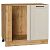 Шкаф нижний угловой Нео Cream Silk/Дуб Вотан 816*890*480