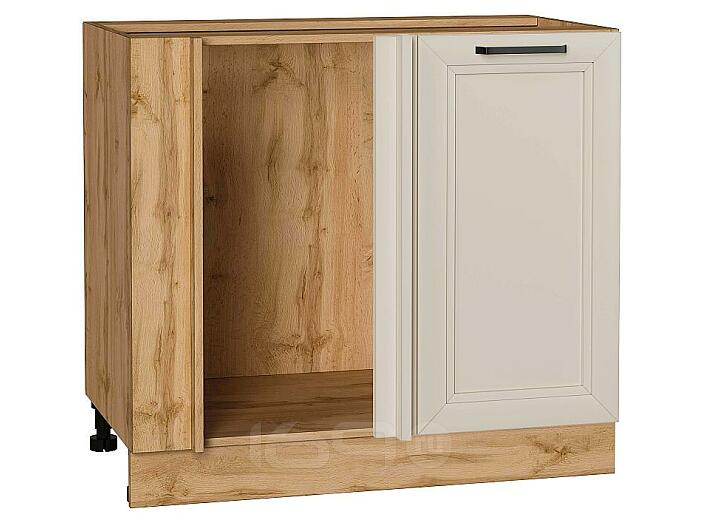 Шкаф нижний угловой Нео Cream Silk/Дуб Вотан 816*890*480