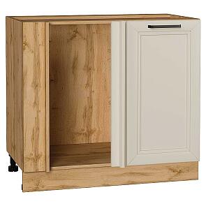 Шкаф нижний угловой Нео Cream Silk/Дуб Вотан 816*890*480