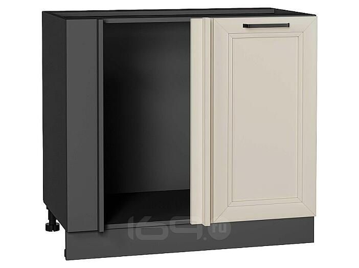 Шкаф нижний угловой Нео Cream Silk/Graphite 816*890*480