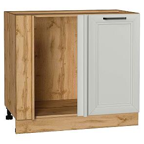 Шкаф нижний угловой Нео Grey Silk/Дуб Вотан 816*890*480