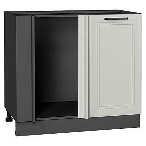 Шкаф нижний угловой Нео Grey Silk/Graphite 816*890*480