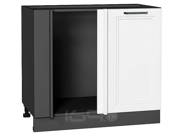 Шкаф нижний угловой Нео White Silk/Graphite 816*890*480