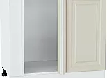 Шкаф нижний угловой Ницца Агат/Белый 816*890*478