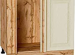 Шкаф нижний угловой Ницца Дуб крем/Дуб Вотан 816*890*478