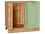 Шкаф нижний угловой Ницца Дуб оливковый/Дуб Вотан 816*890*478