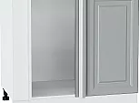Шкаф нижний угловой Ницца Графит/Белый 816*890*478