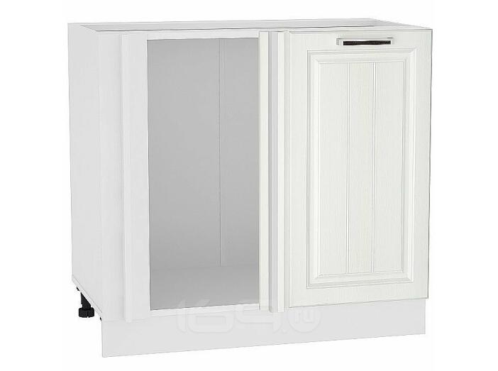 Шкаф нижний угловой Прага Белое дерево Белый 816*890*478
