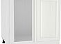 Шкаф нижний угловой Прага НУ 990М Белое дерево-Белый