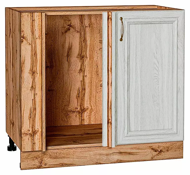 Шкаф нижний угловой Шале White Dreamline Дуб Вотан 816*890*480