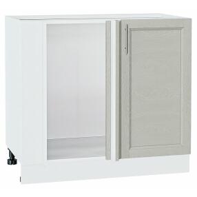 Шкаф нижний угловой Сканди Cappuccino Softwood Белый 816*890*480