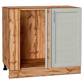 Шкаф нижний угловой Сканди Cappuccino Softwood Дуб Вотан 816*890*480