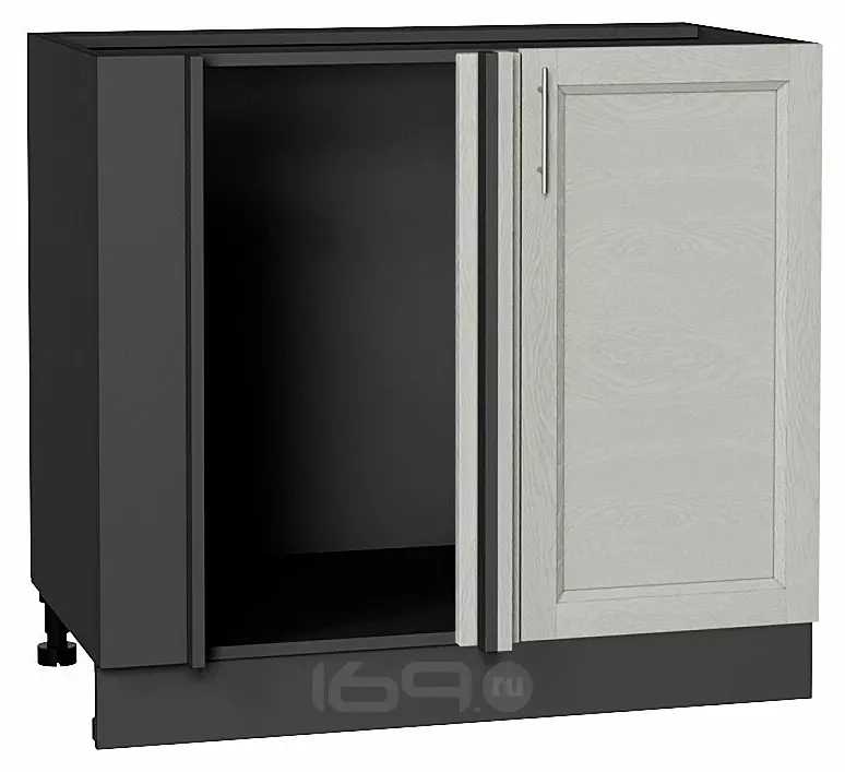 Шкаф нижний угловой Сканди Cappuccino Softwood Graphite 816*890*480