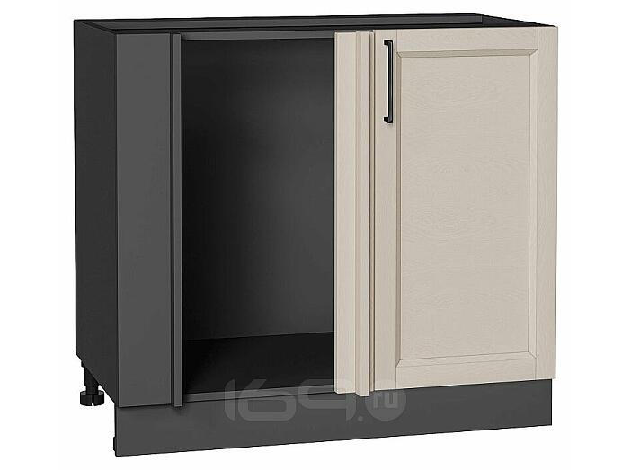 Шкаф нижний угловой Сканди Cream Silkwood/Graphite 816*890*480