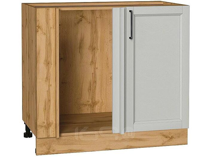 Шкаф нижний угловой Сканди Grey Silkwood/Дуб Вотан 816*890*480