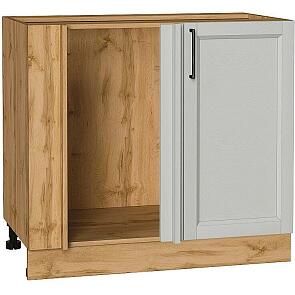 Шкаф нижний угловой Сканди Grey Silkwood/Дуб Вотан 816*890*480